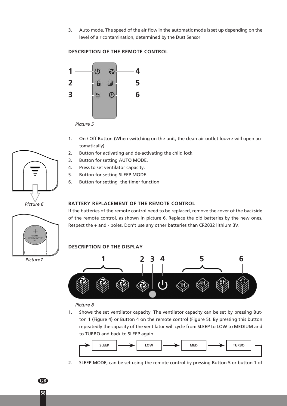 Qlima A45 User Manual | Page 58 / 152