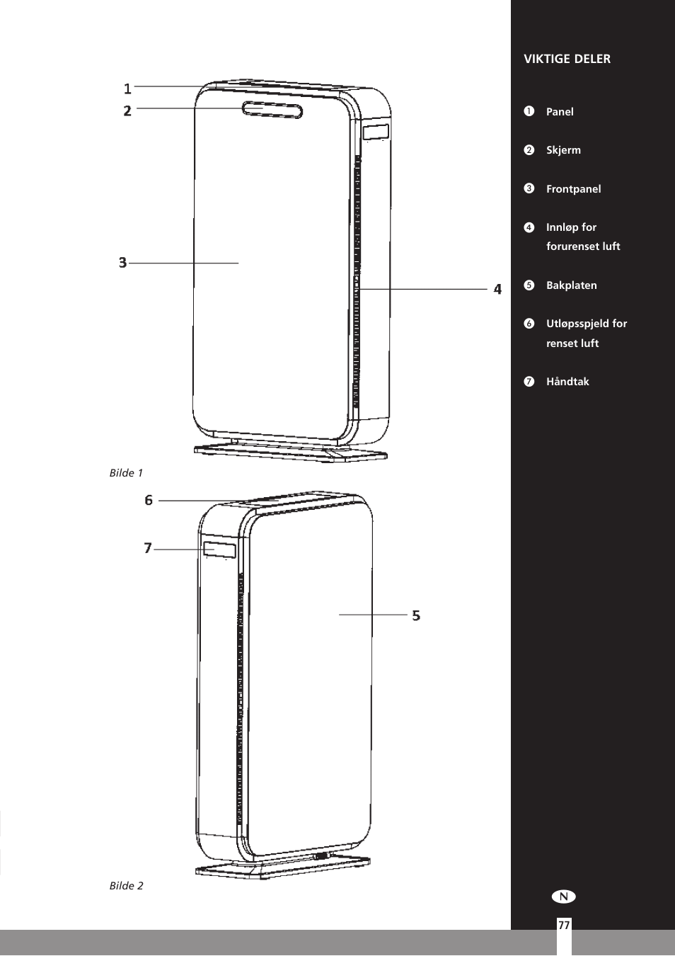 Qlima A45 User Manual | Page 77 / 152