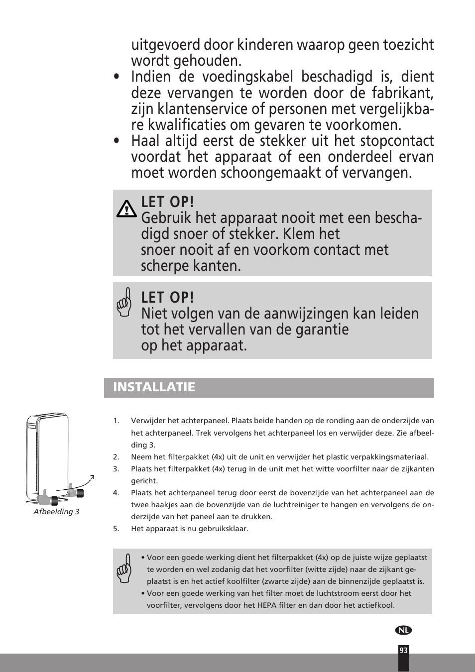 Qlima A45 User Manual | Page 93 / 152