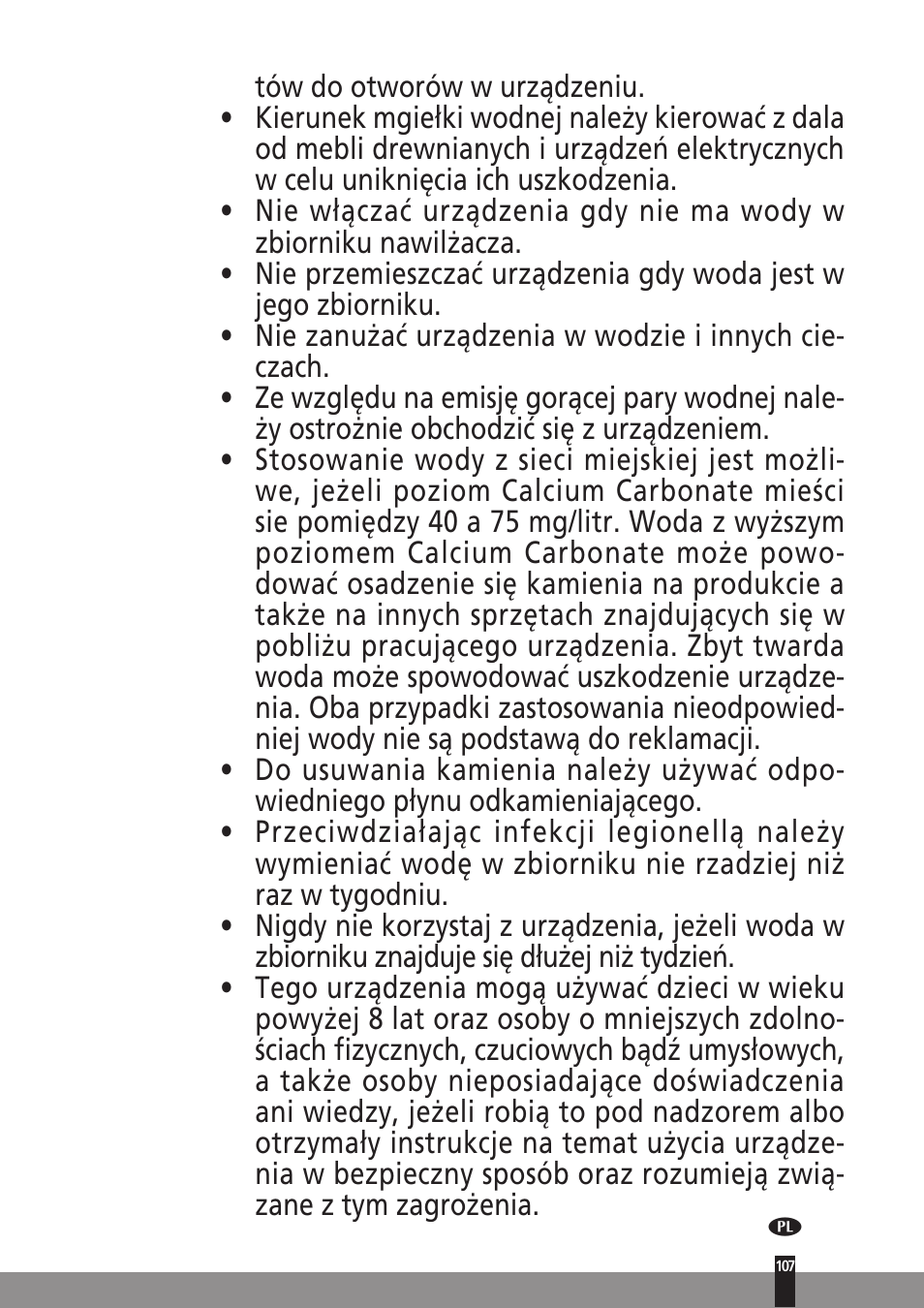 Qlima H130 User Manual | Page 107 / 140