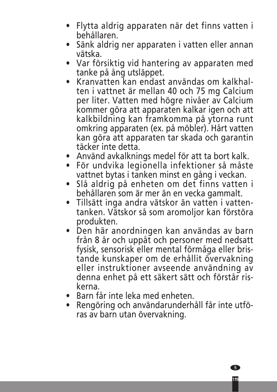Qlima H130 User Manual | Page 119 / 140