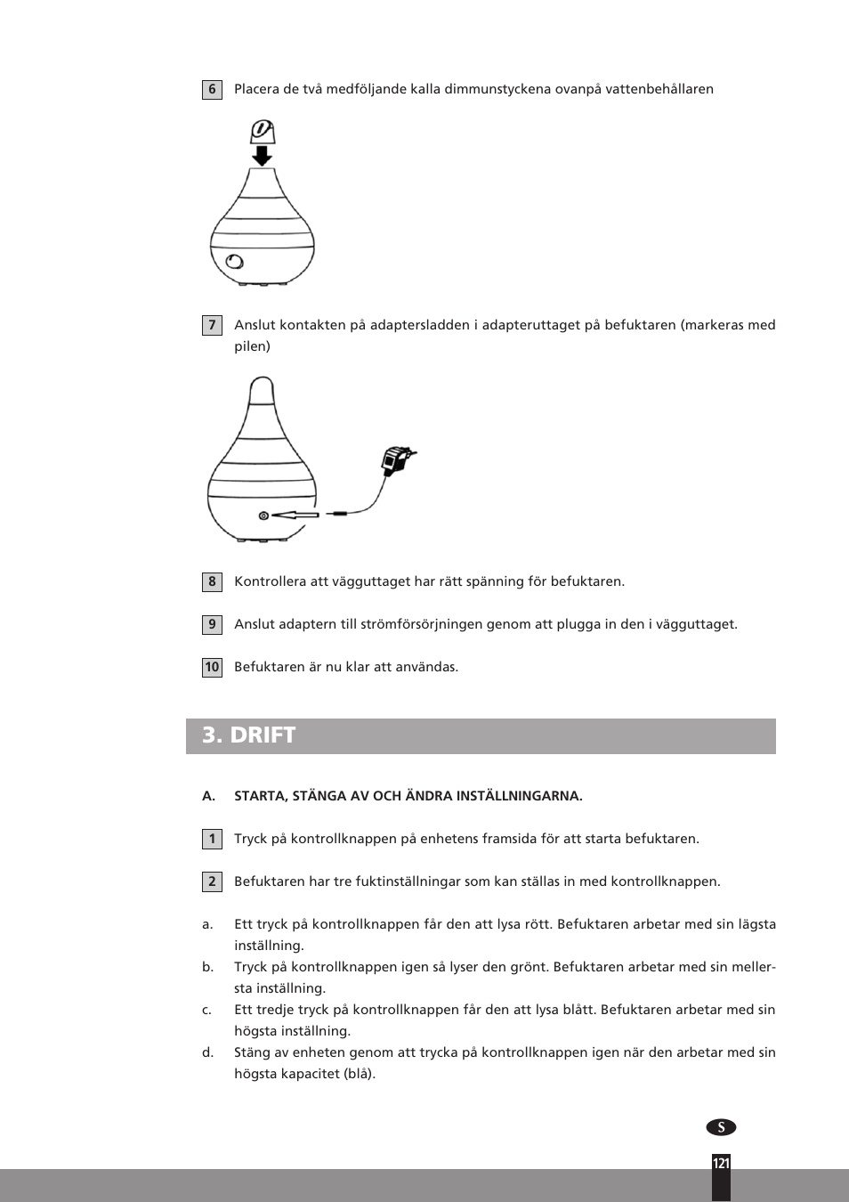 Drift | Qlima H130 User Manual | Page 121 / 140