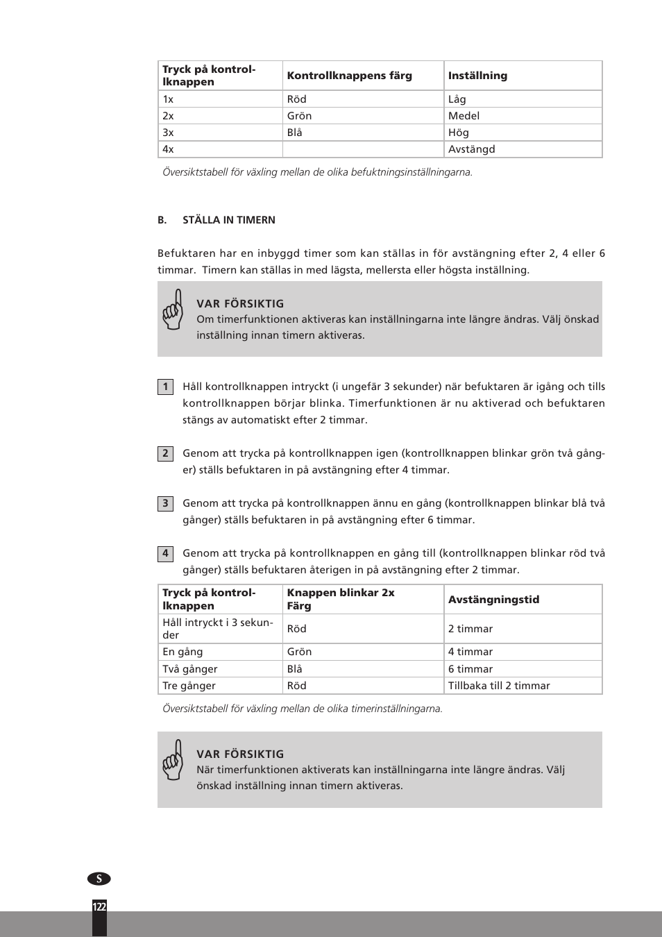 Qlima H130 User Manual | Page 122 / 140