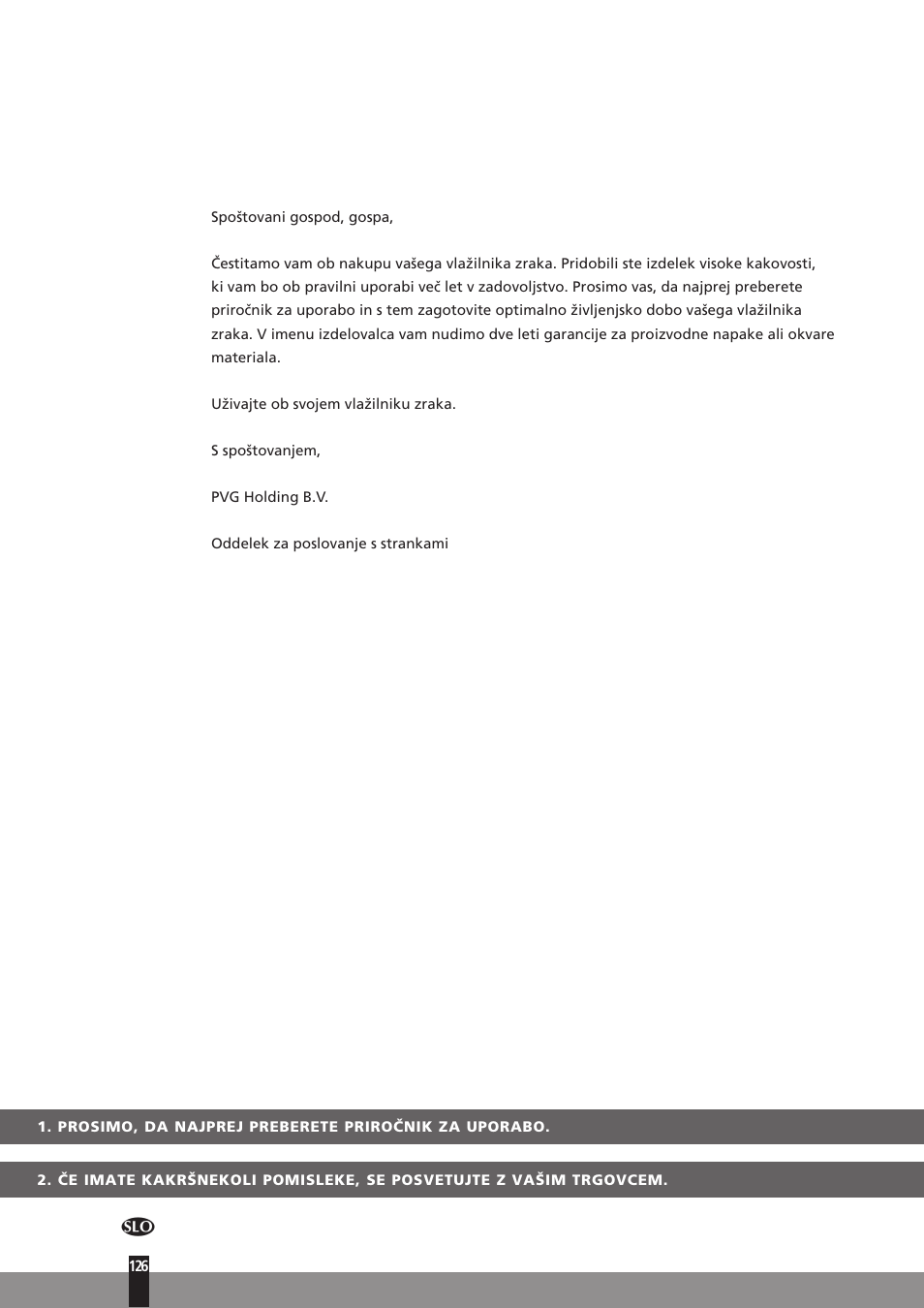 Qlima H130 User Manual | Page 126 / 140