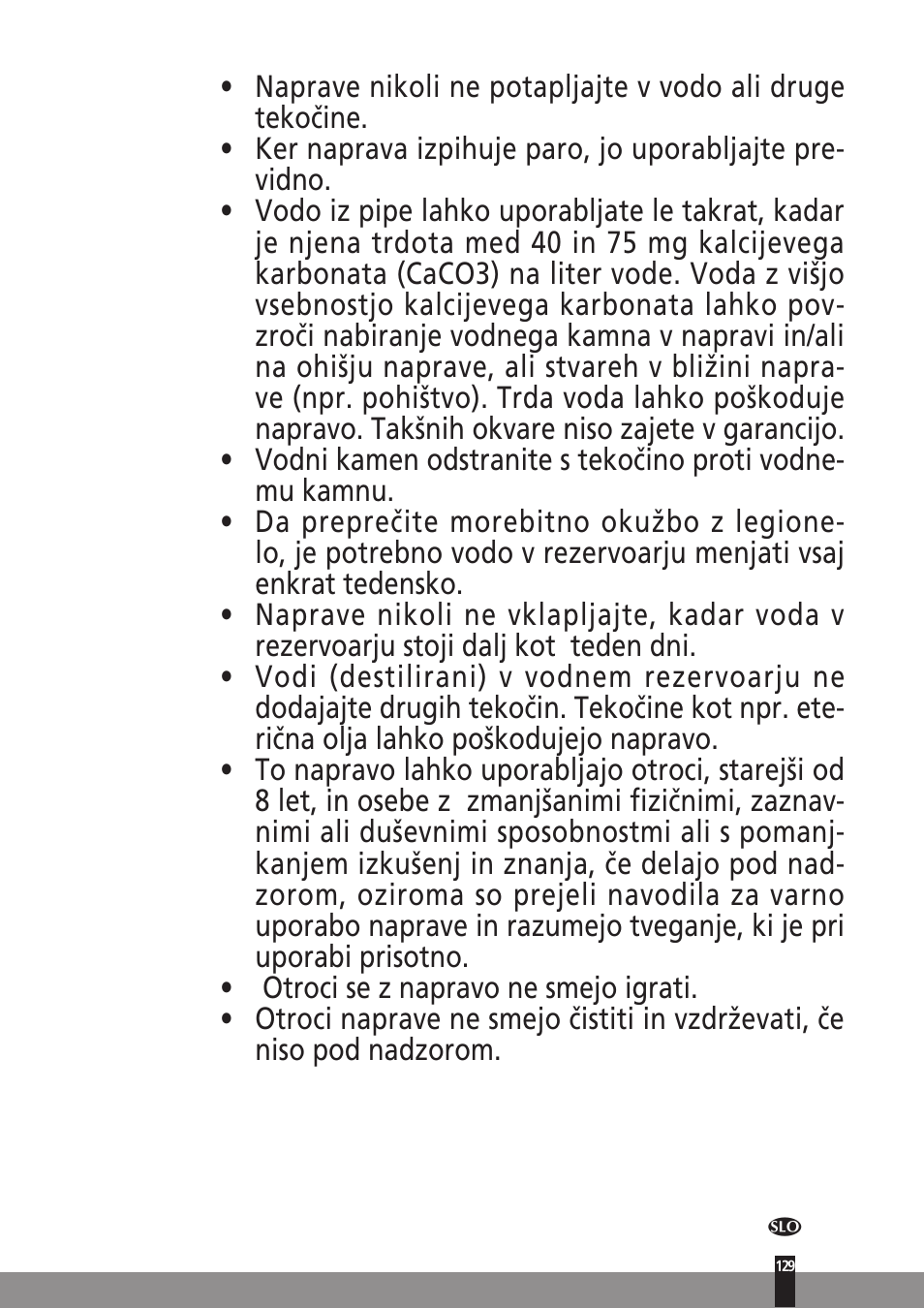 Qlima H130 User Manual | Page 129 / 140