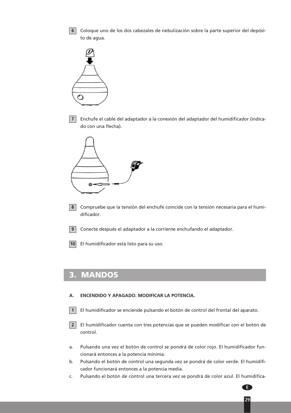Mandos | Qlima H130 User Manual | Page 29 / 140
