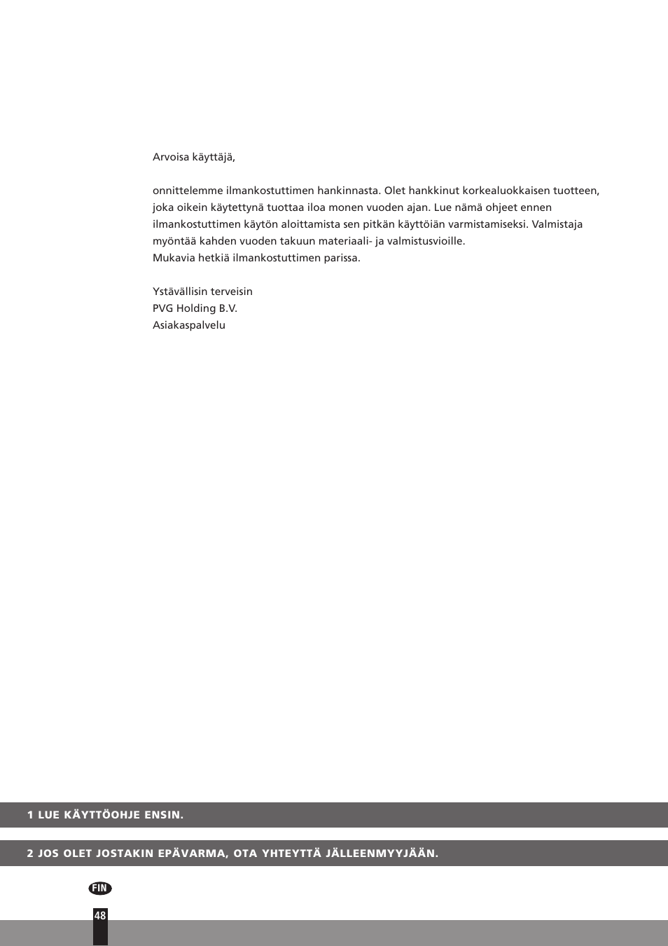 Qlima H130 User Manual | Page 48 / 140