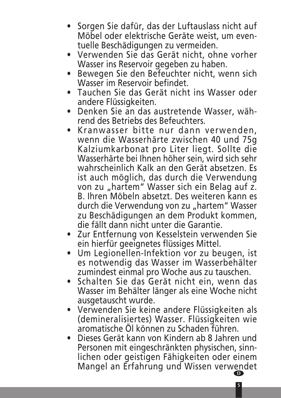 Qlima H130 User Manual | Page 5 / 140