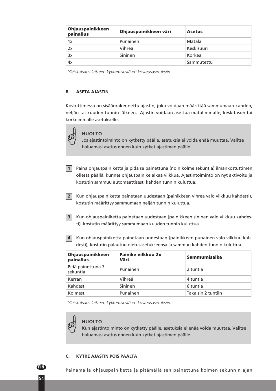 Qlima H130 User Manual | Page 54 / 140