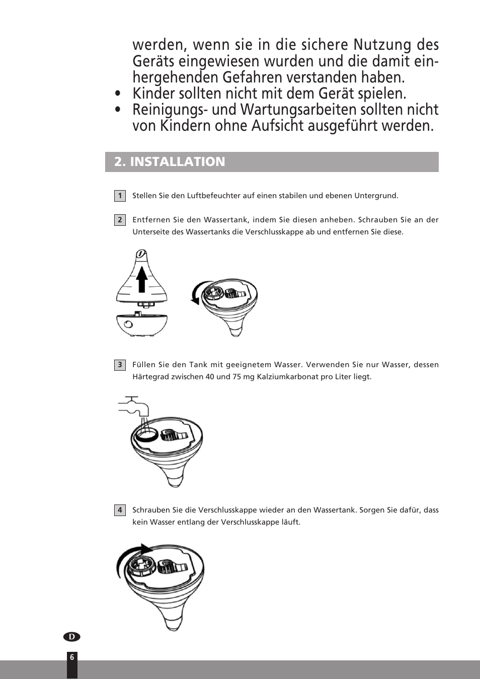 Qlima H130 User Manual | Page 6 / 140