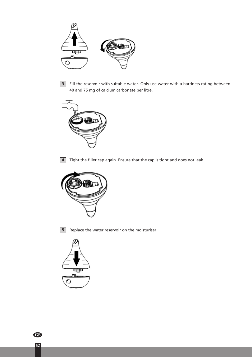 Qlima H130 User Manual | Page 62 / 140