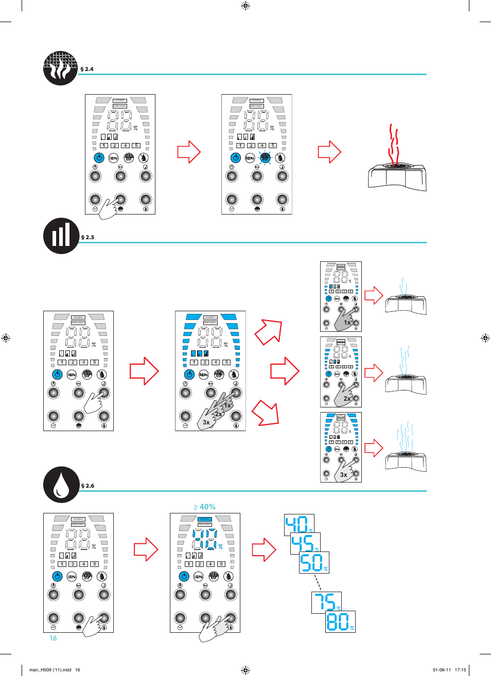 Qlima H509 User Manual | Page 17 / 48