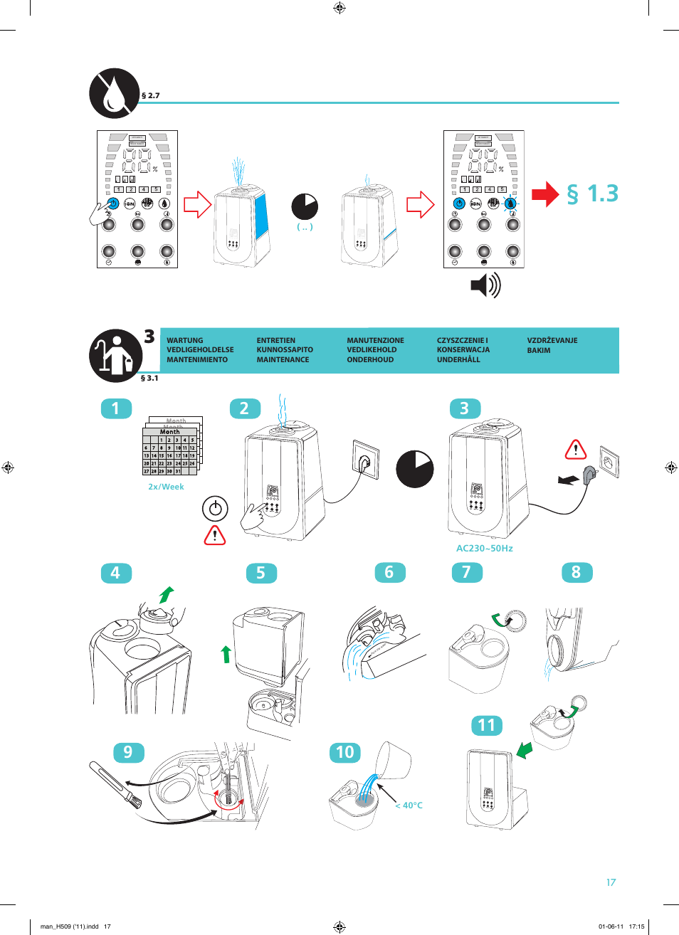 Qlima H509 User Manual | Page 18 / 48