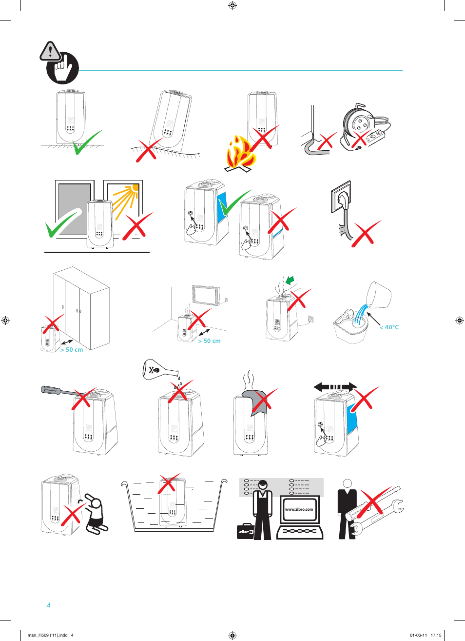 Qlima H509 User Manual | Page 28 / 48