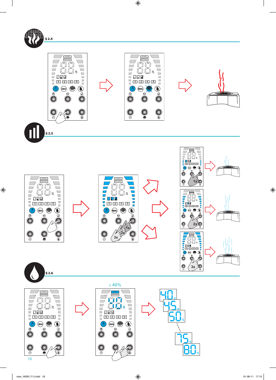 Qlima H509 User Manual | Page 40 / 48