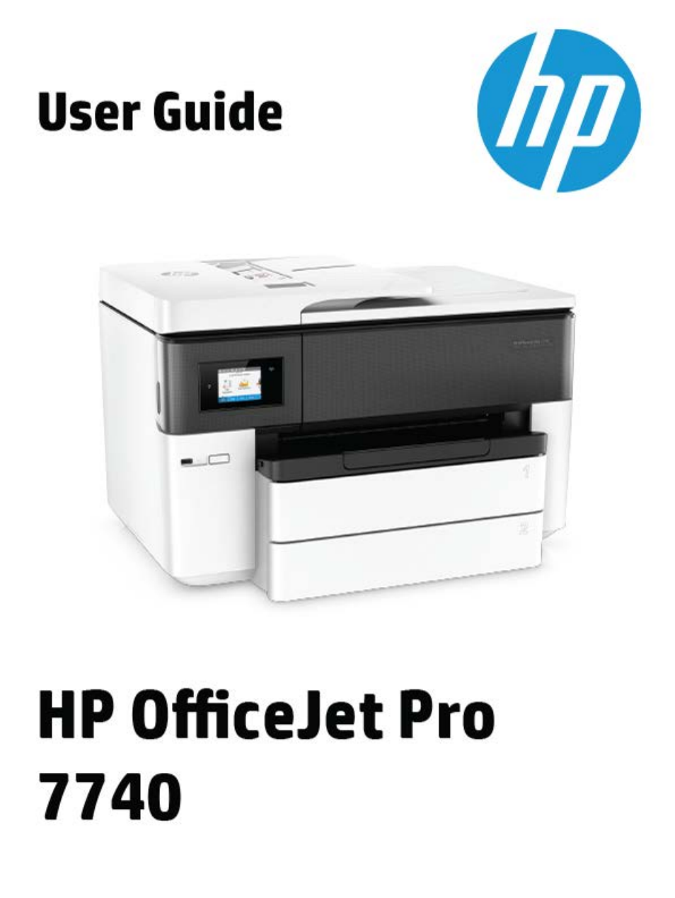 HP OfficeJet Pro 7740 User Manual | 180 pages