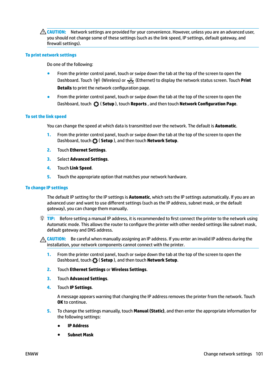 HP OfficeJet Pro 7740 User Manual | Page 114 / 180