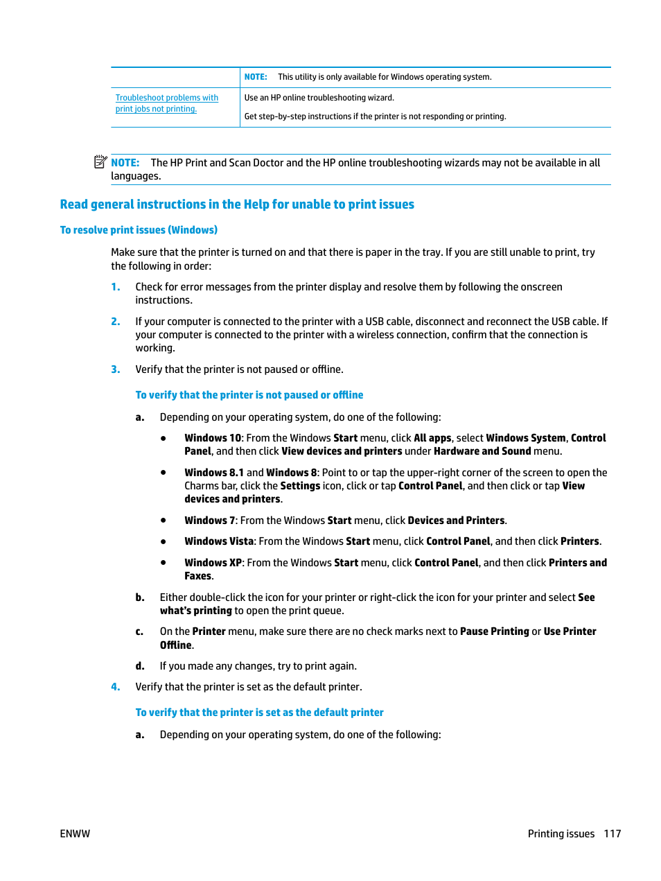 HP OfficeJet Pro 7740 User Manual | Page 130 / 180