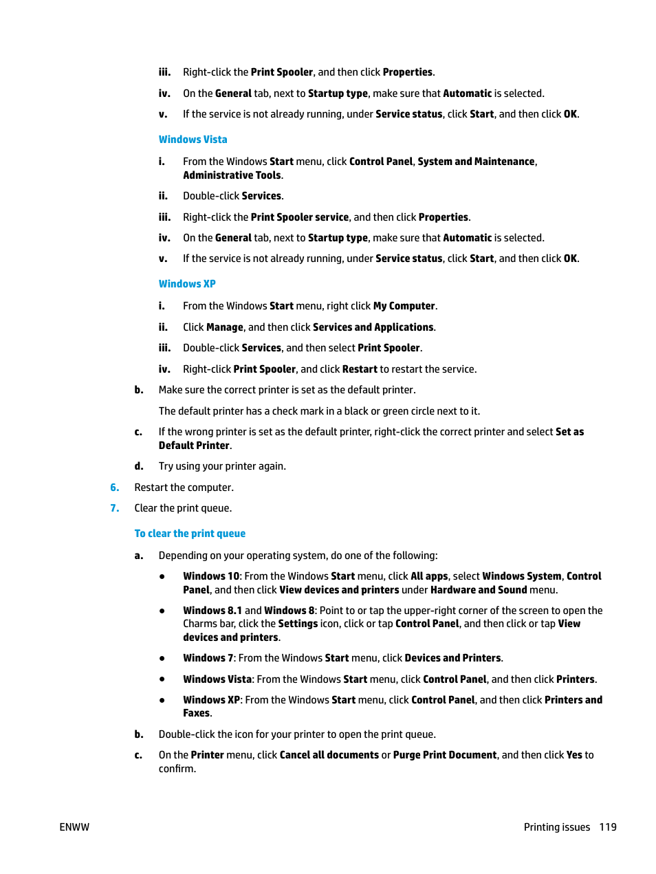 HP OfficeJet Pro 7740 User Manual | Page 132 / 180