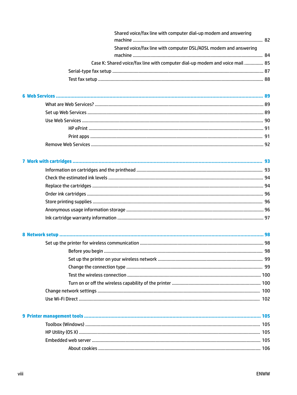 HP OfficeJet Pro 7740 User Manual | Page 9 / 180