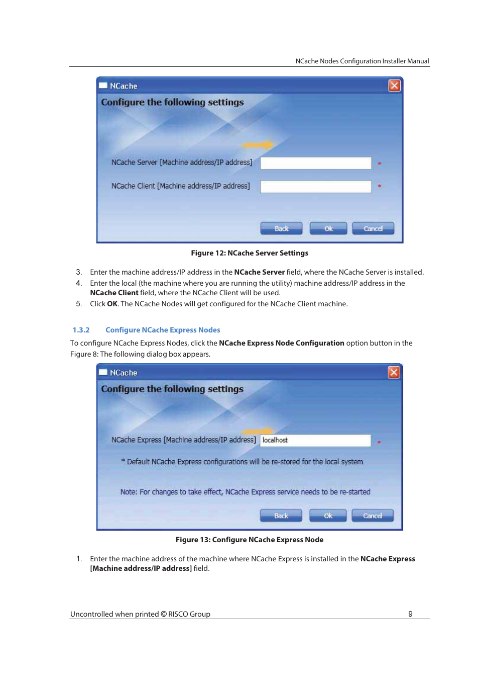 RISCO Group NCache User Manual | Page 14 / 24