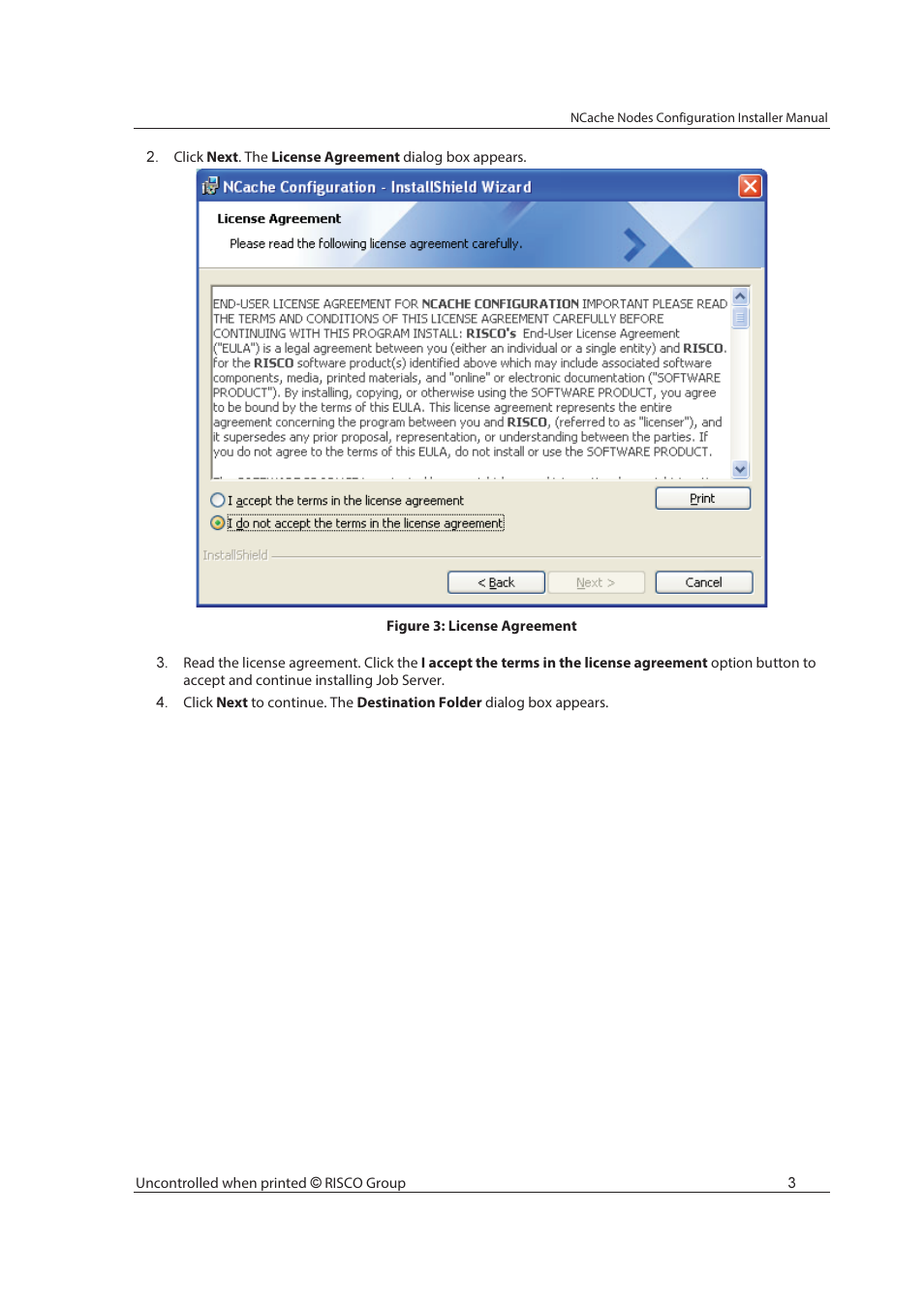 RISCO Group NCache User Manual | Page 8 / 24