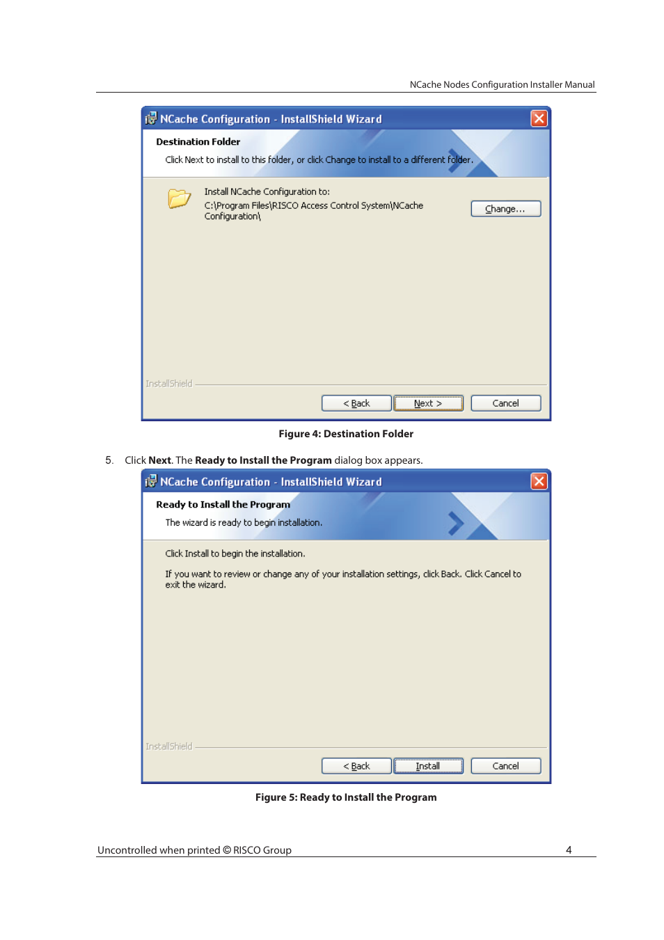 RISCO Group NCache User Manual | Page 9 / 24
