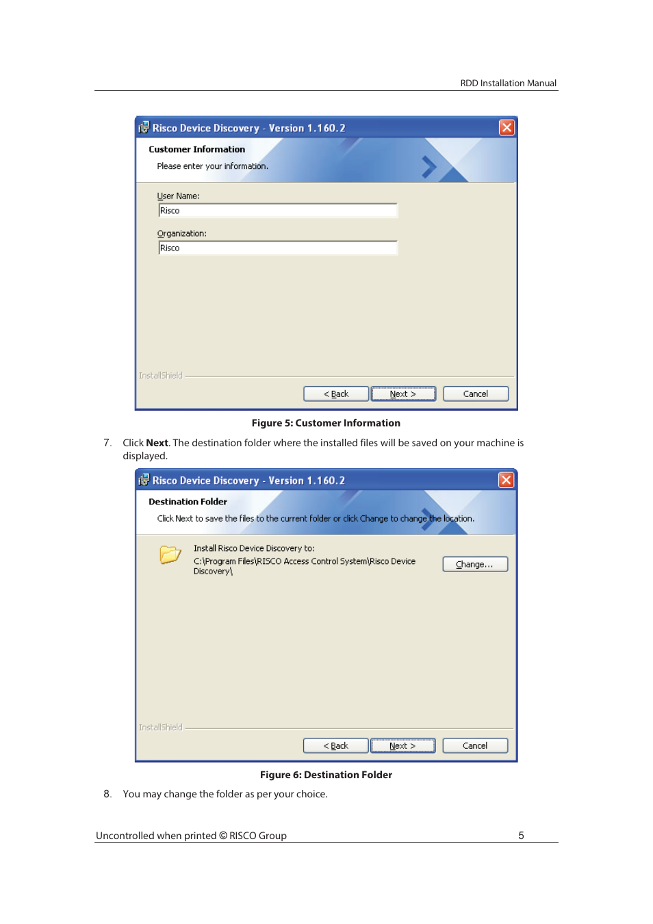 RISCO Group Risco Device Discovery User Manual | Page 11 / 20