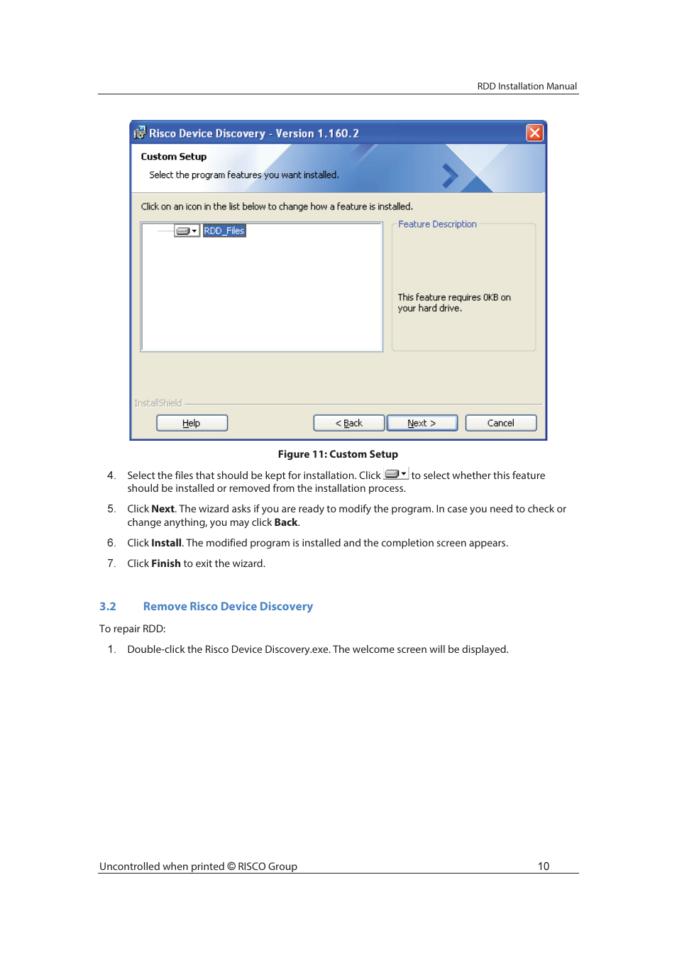 RISCO Group Risco Device Discovery User Manual | Page 16 / 20