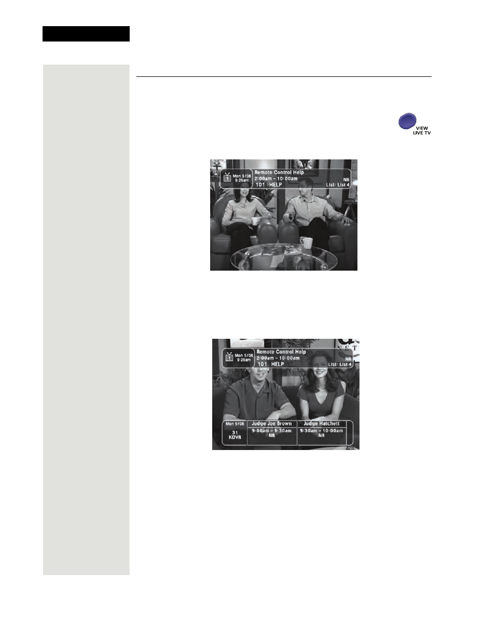 Displaying program information | Dish Network 512 User Manual | Page 55 / 136