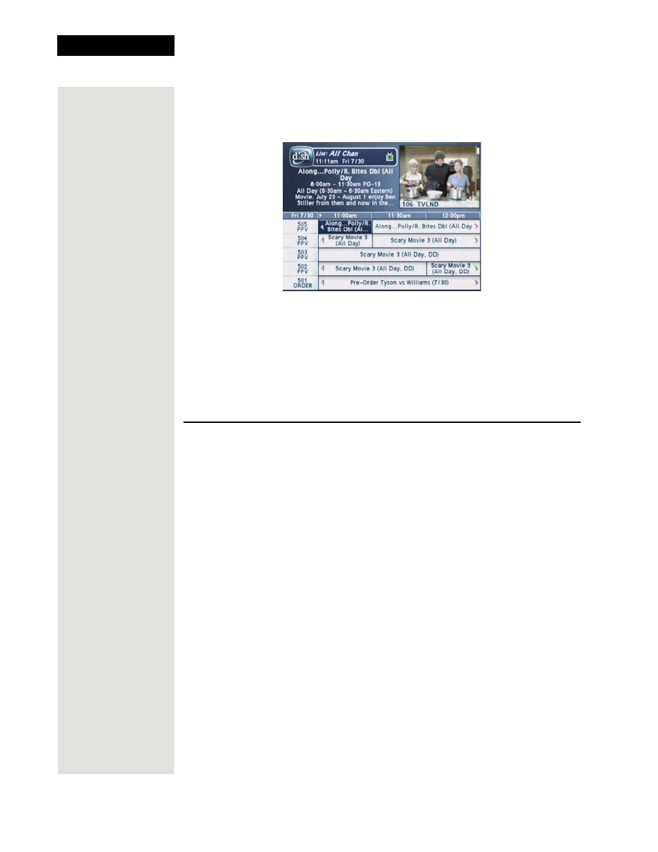 Using favorites lists, Chapter 3 | Dish Network 512 User Manual | Page 57 / 136
