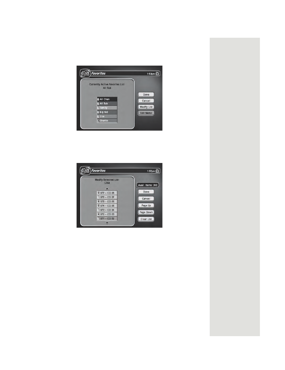Dish Network 512 User Manual | Page 58 / 136