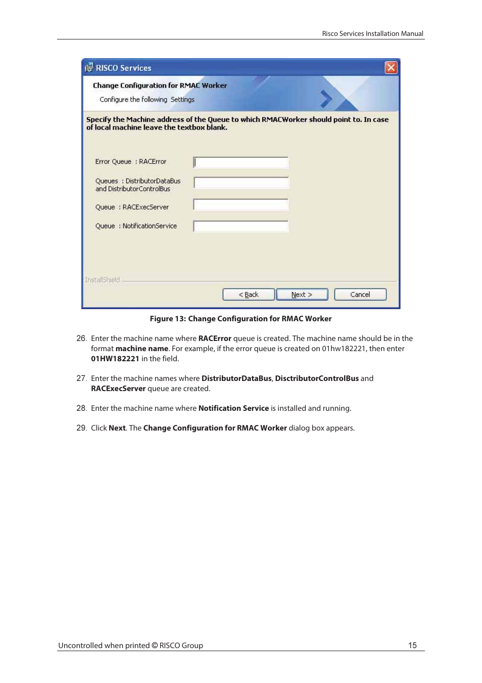 RISCO Group Risco Services User Manual | Page 22 / 68