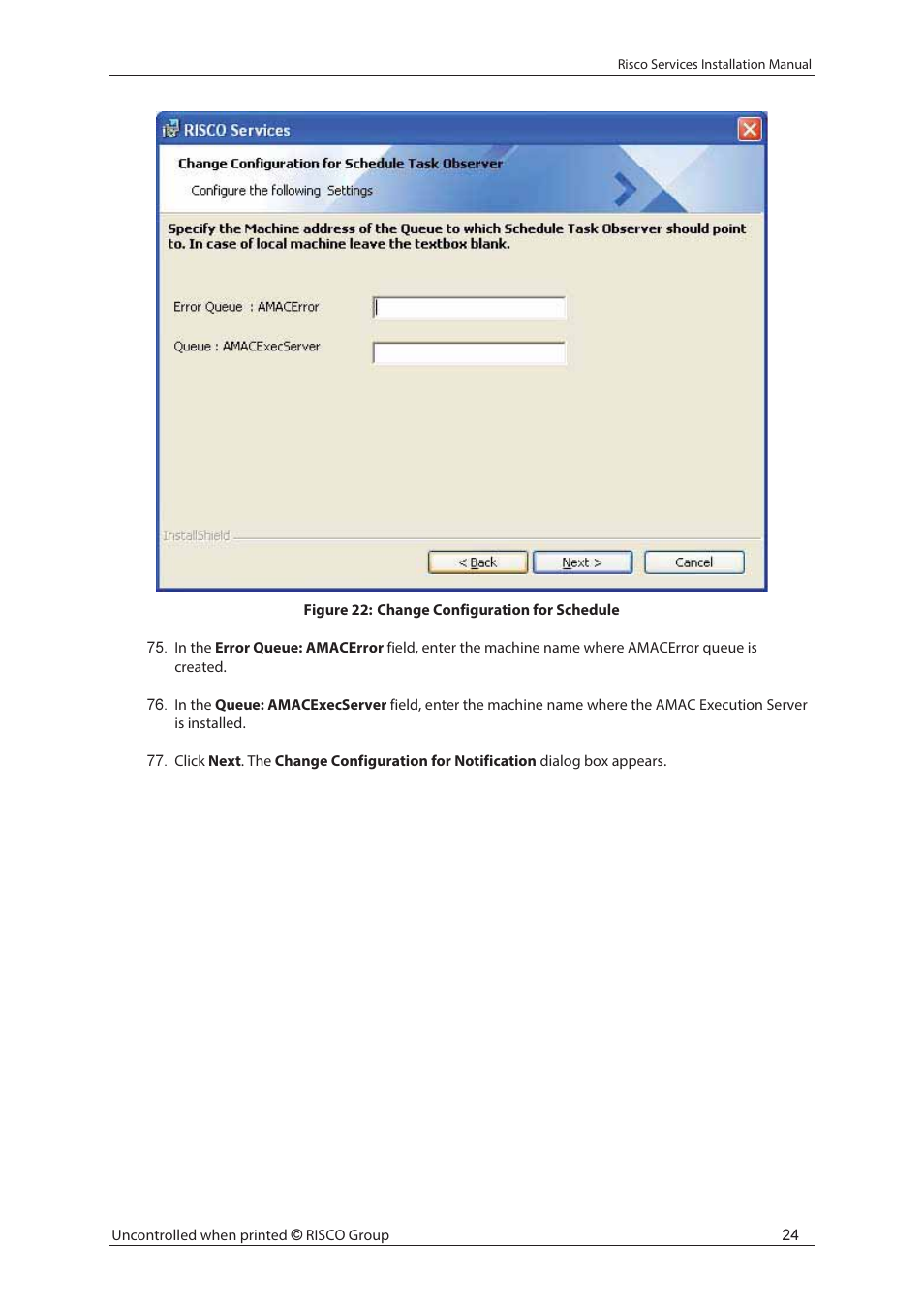 RISCO Group Risco Services User Manual | Page 31 / 68