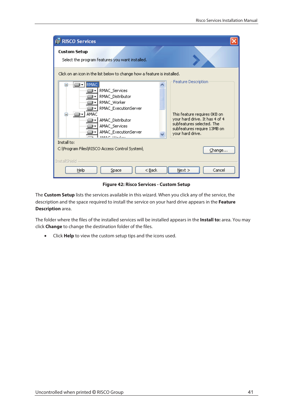 RISCO Group Risco Services User Manual | Page 48 / 68