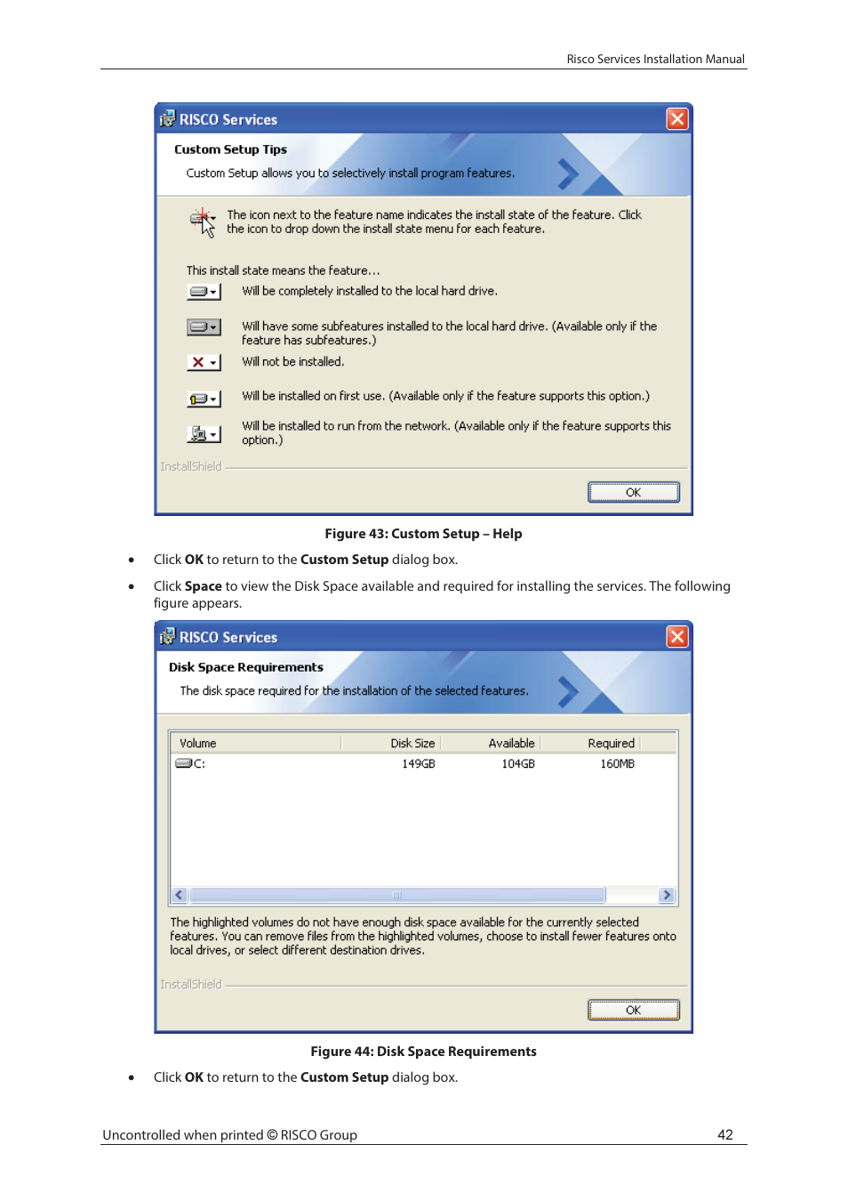 RISCO Group Risco Services User Manual | Page 49 / 68