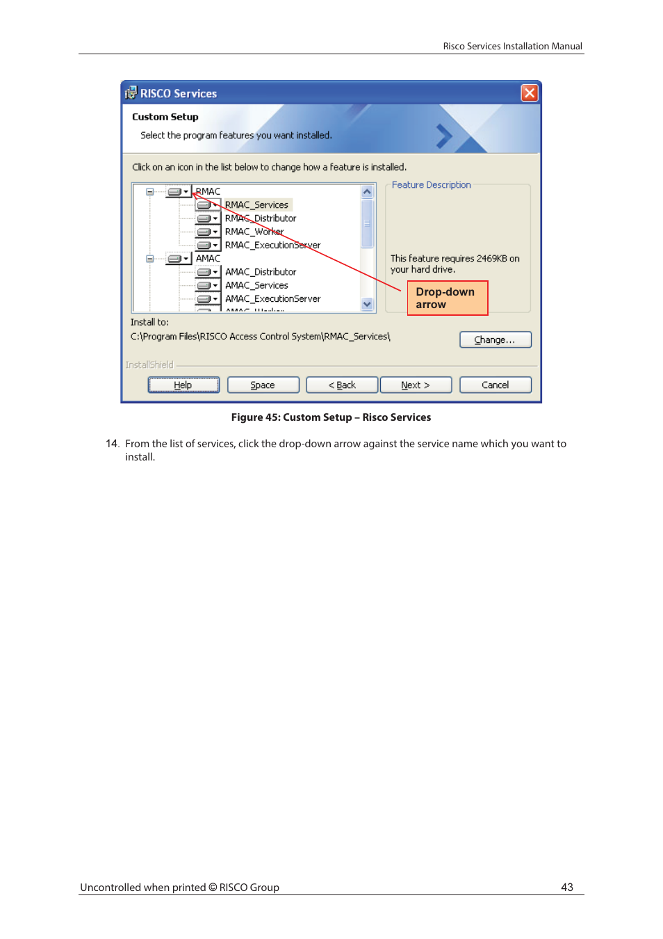 RISCO Group Risco Services User Manual | Page 50 / 68