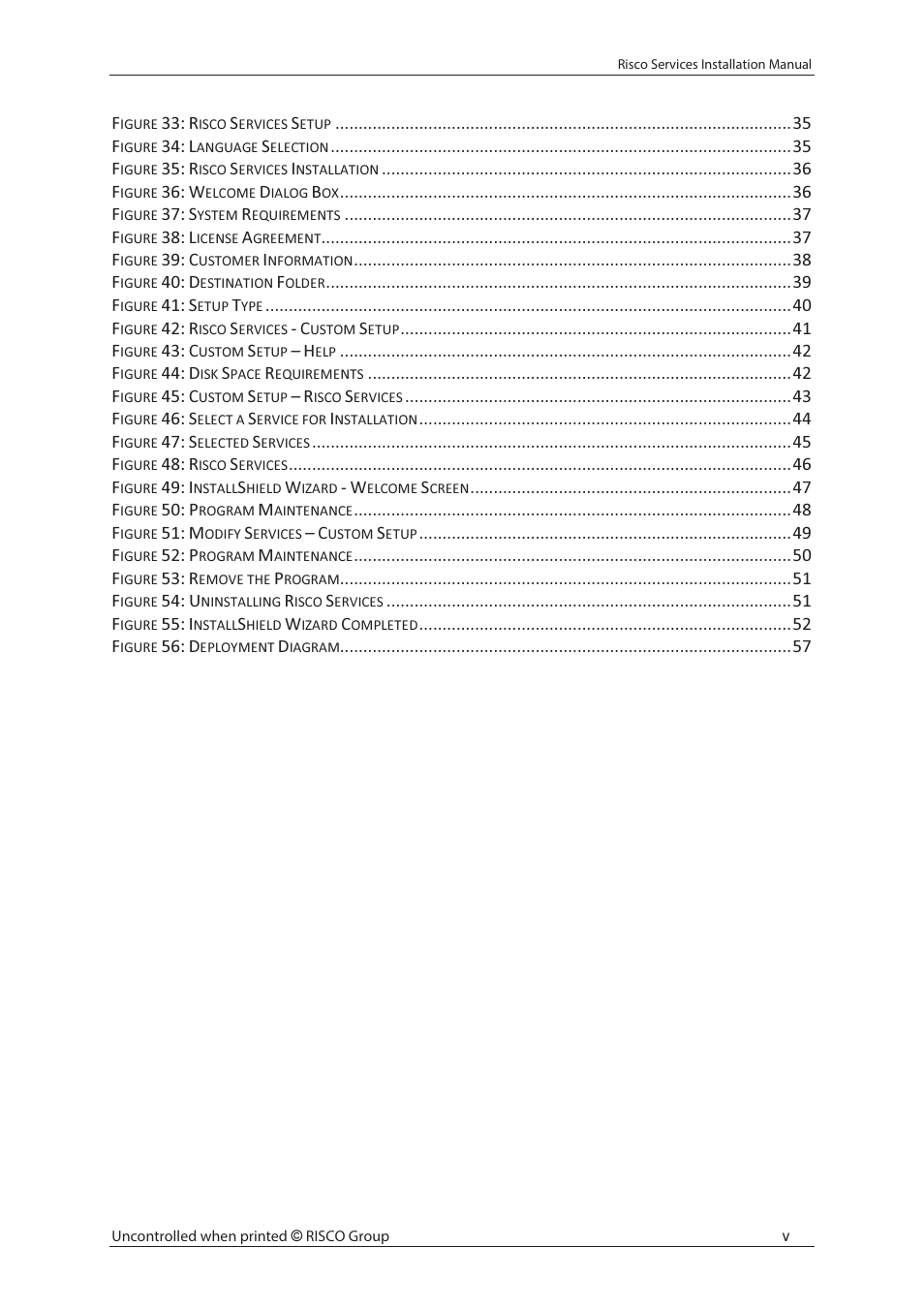 RISCO Group Risco Services User Manual | Page 6 / 68