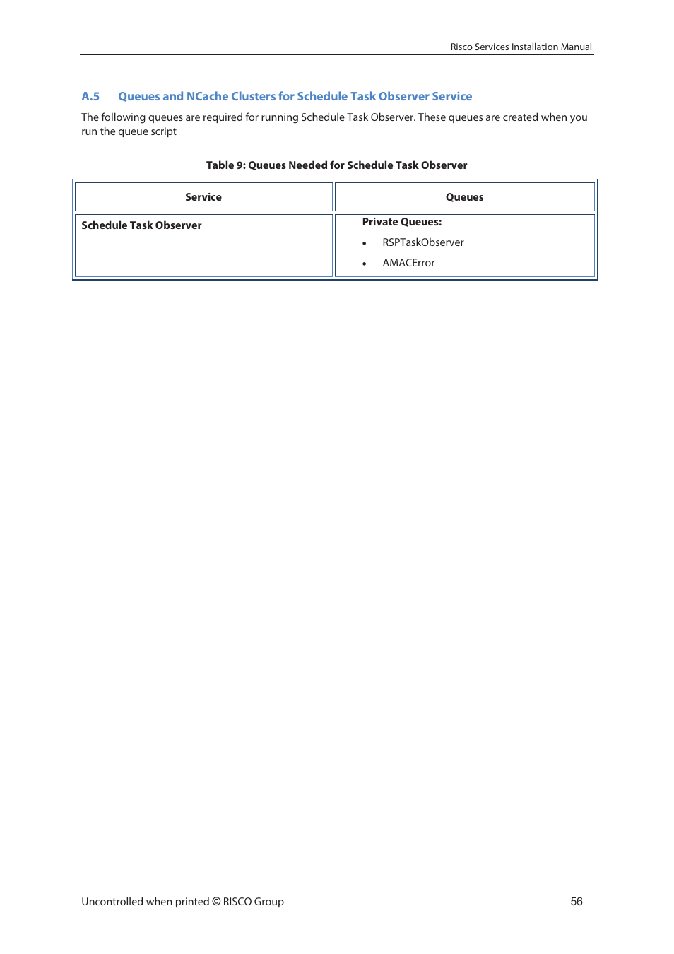 RISCO Group Risco Services User Manual | Page 63 / 68