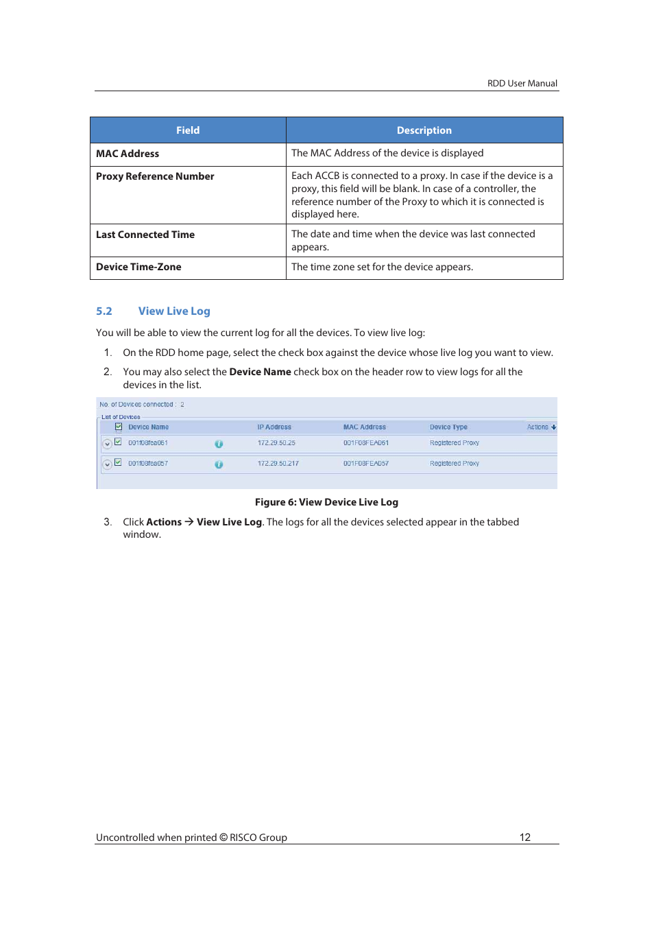 RISCO Group axesplus® RDD User Manual | Page 13 / 28