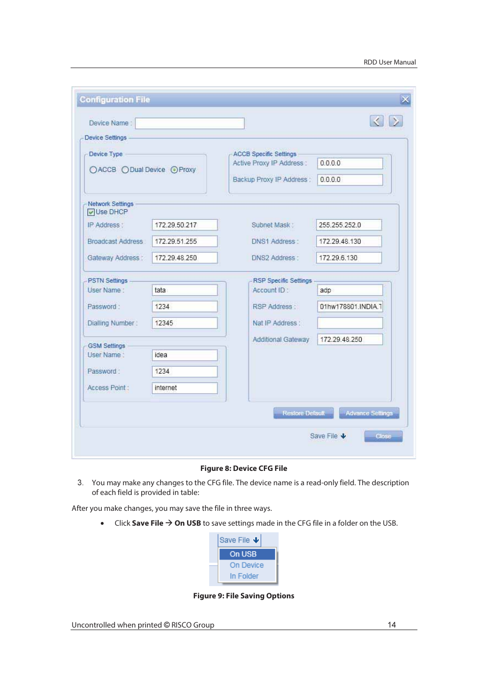 RISCO Group axesplus® RDD User Manual | Page 15 / 28