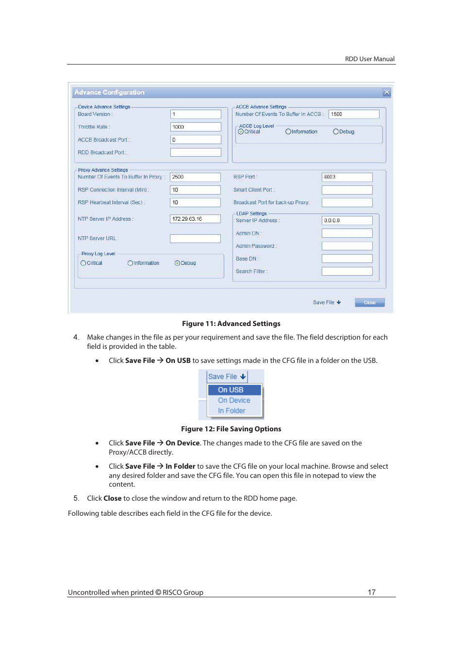 RISCO Group axesplus® RDD User Manual | Page 18 / 28