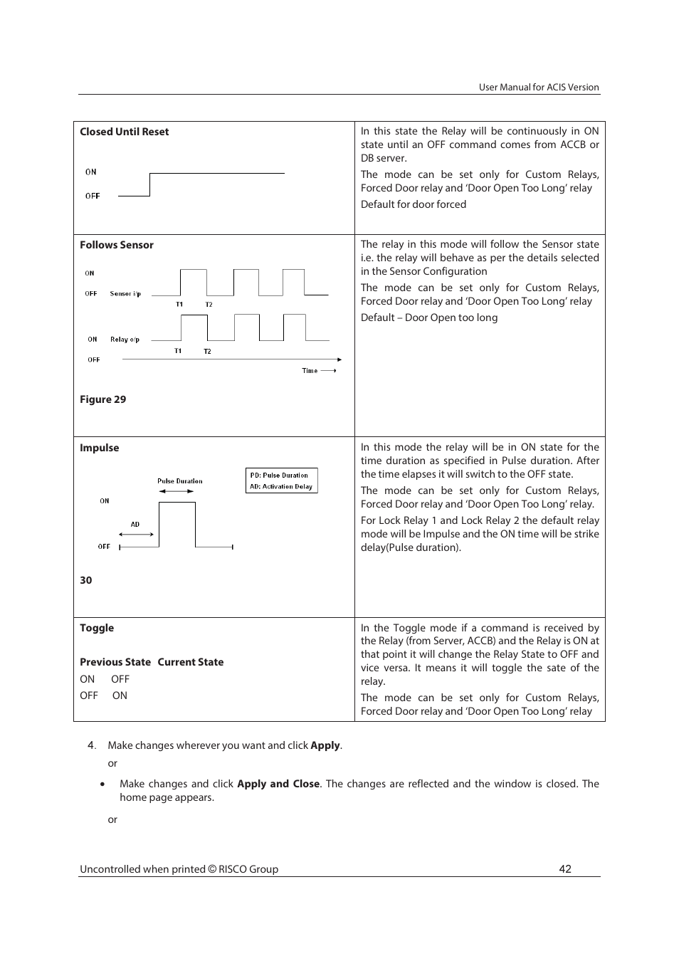 RISCO Group ACIS User Manual | Page 51 / 111