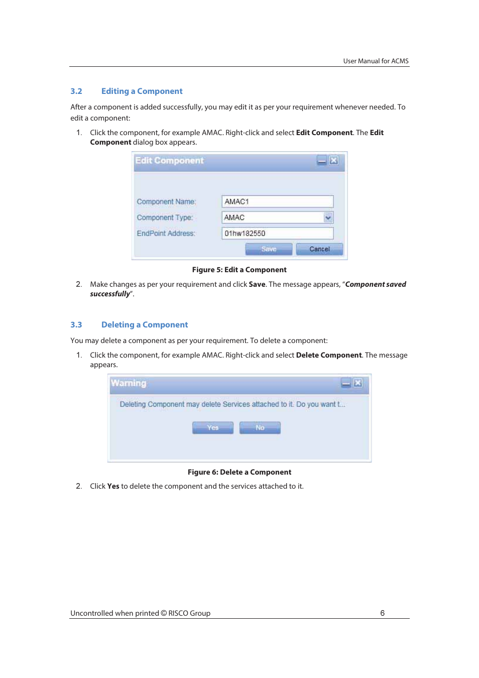 RISCO Group ACMS User Manual | Page 13 / 36