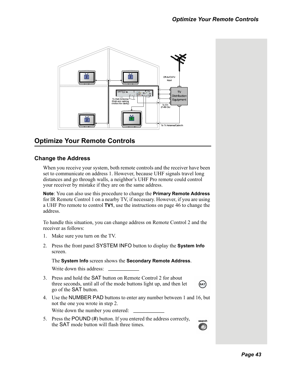 Optimize your remote controls | Dish Network DISH 625 User Manual | Page 21 / 26