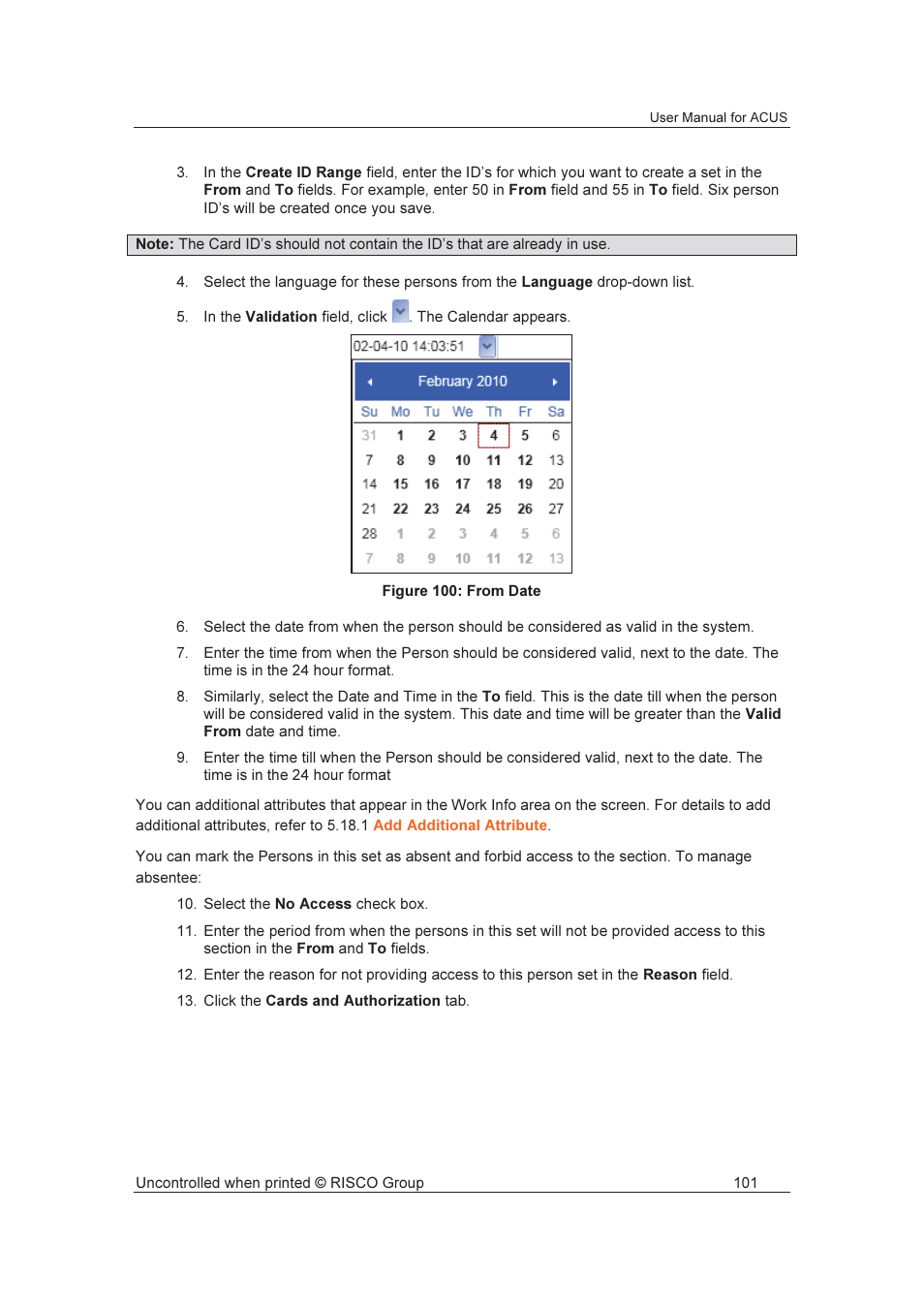 RISCO Group ACUS User Manual | Page 129 / 525