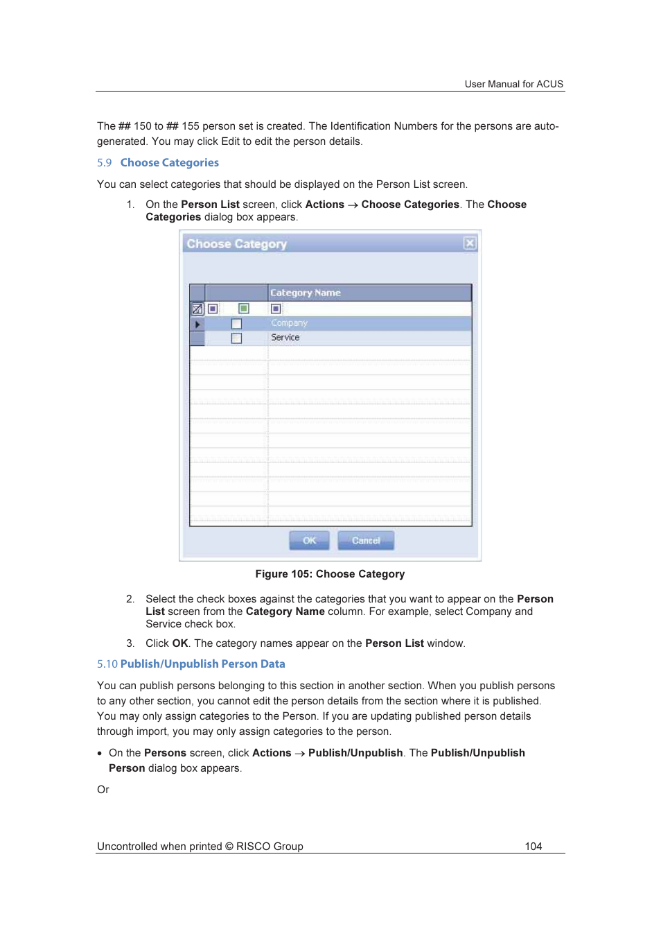 RISCO Group ACUS User Manual | Page 132 / 525