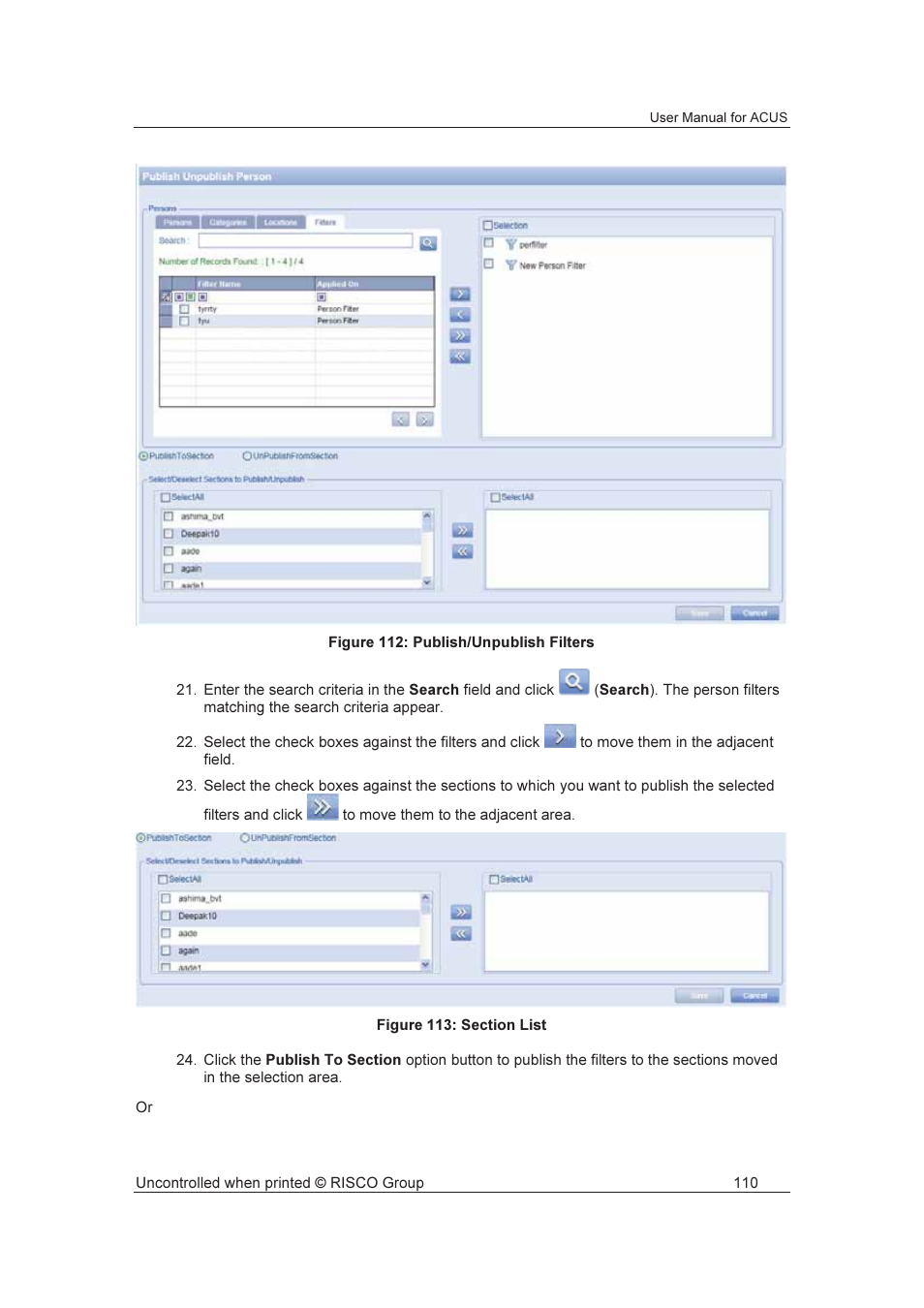 RISCO Group ACUS User Manual | Page 138 / 525