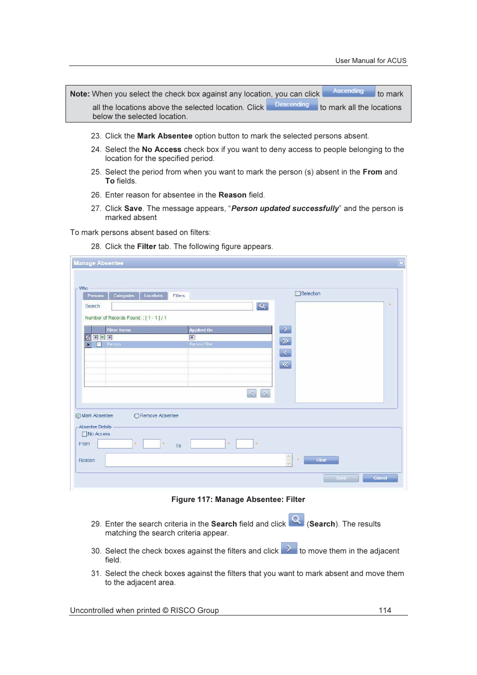RISCO Group ACUS User Manual | Page 142 / 525