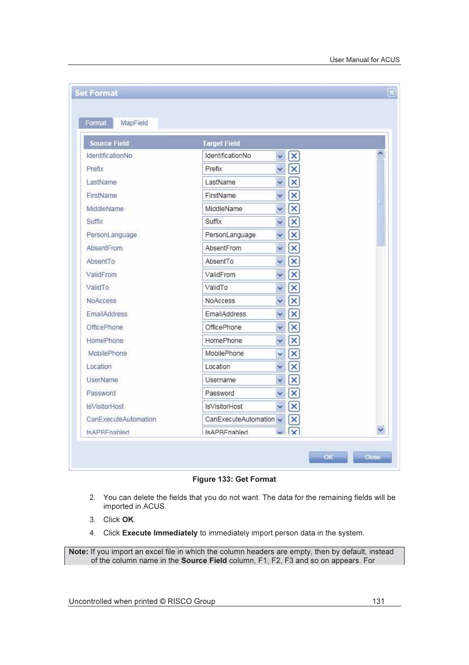 RISCO Group ACUS User Manual | Page 159 / 525